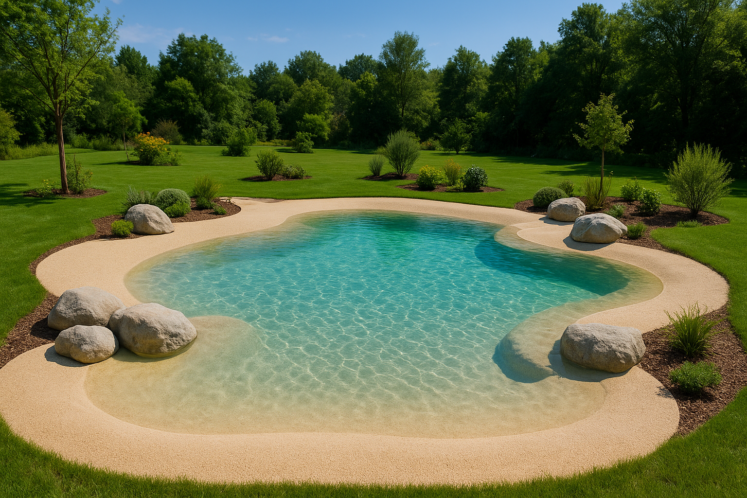 Piscina in biodesign