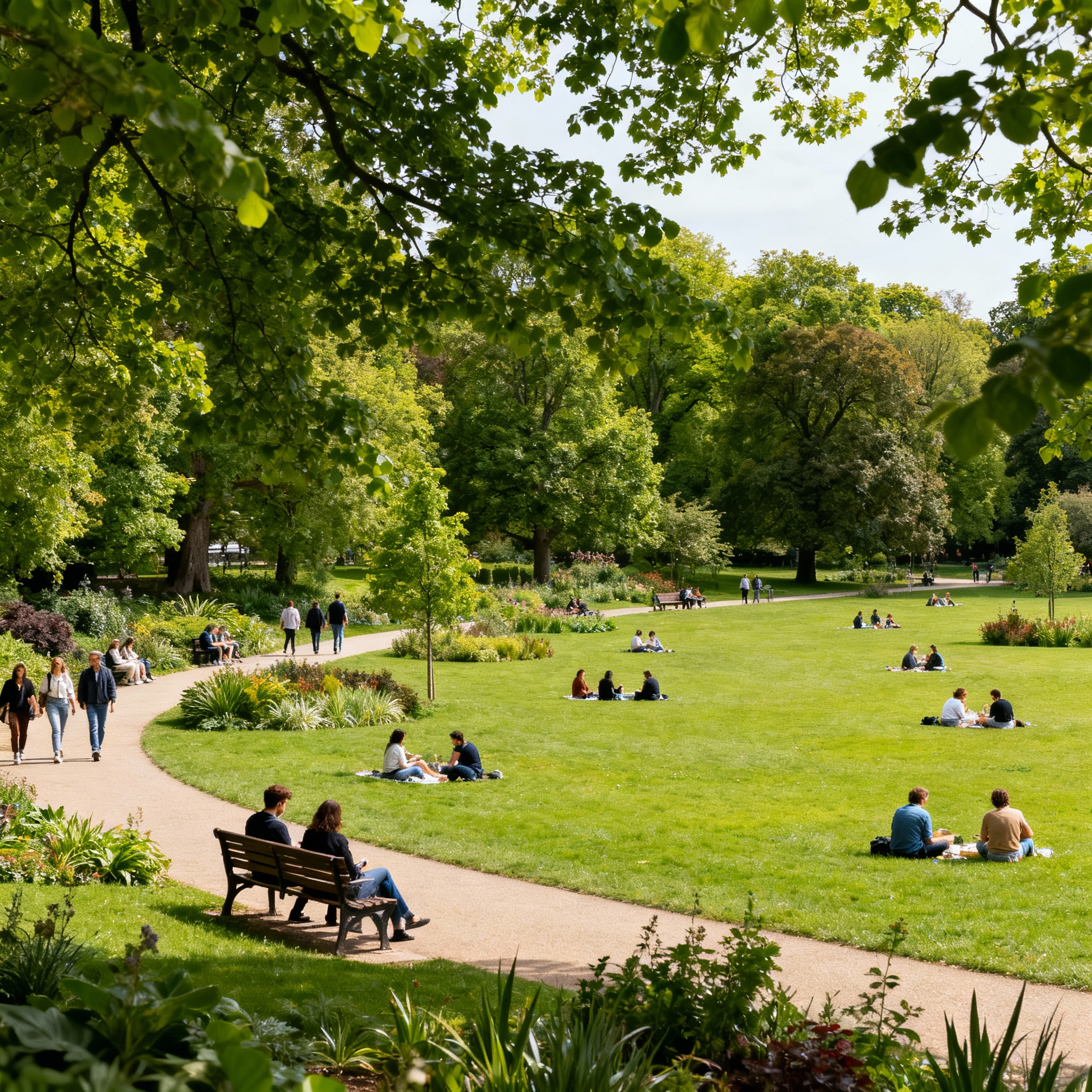 Come progettare un'area verde pubblica